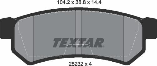 Textar 2523201 - Jarrupala, levyjarru inparts.fi