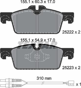 Textar 2522201 - Jarrupala, levyjarru inparts.fi