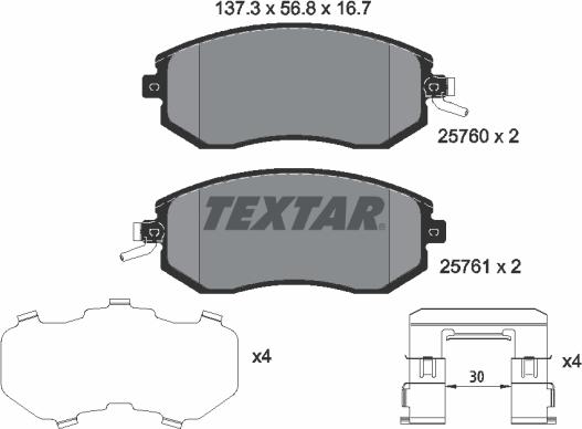 Textar 2576001 - Jarrupala, levyjarru inparts.fi