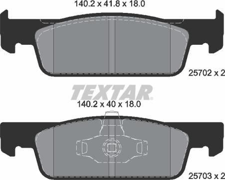 Textar 2570201 - Jarrupala, levyjarru inparts.fi