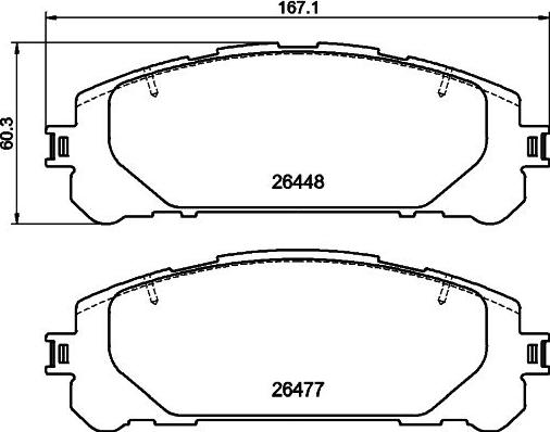 Textar 2644803 - Jarrupala, levyjarru inparts.fi