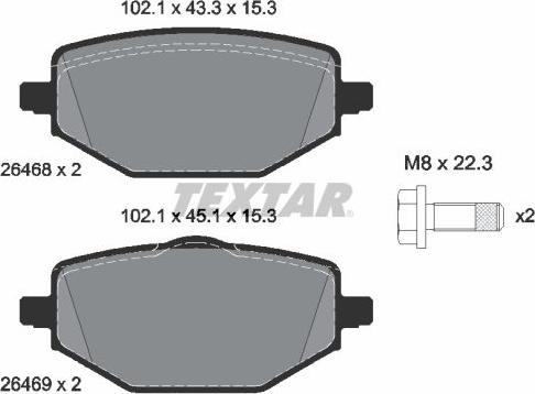 Textar 2646801 - Jarrupala, levyjarru inparts.fi