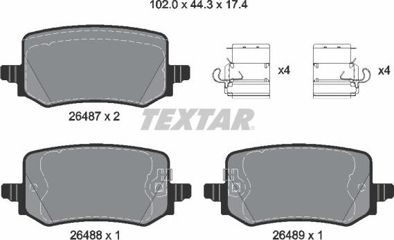 Textar 2648701 - Jarrupala, levyjarru inparts.fi