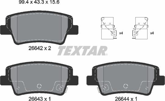 Textar 2664201 - Jarrupala, levyjarru inparts.fi