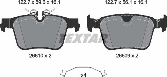 Textar 2661001 - Jarrupala, levyjarru inparts.fi