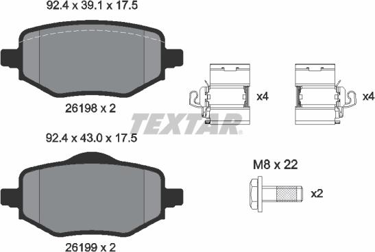 Textar 2619801 - Jarrupala, levyjarru inparts.fi