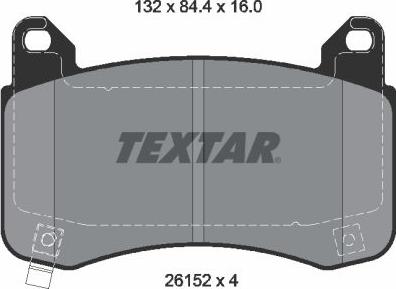 Textar 2615201 - Jarrupala, levyjarru inparts.fi