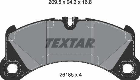 Textar 2618501 - Jarrupala, levyjarru inparts.fi