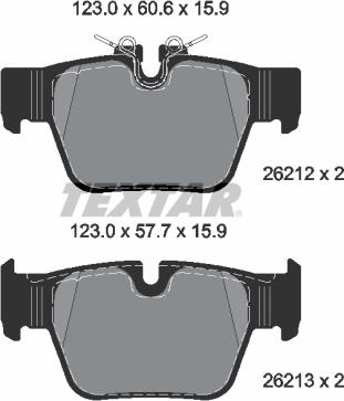 Textar 2621201 - Jarrupala, levyjarru inparts.fi