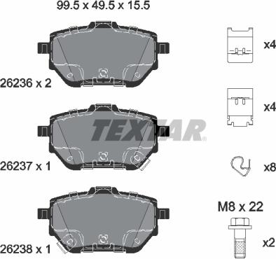 Textar 2623601 - Jarrupala, levyjarru inparts.fi