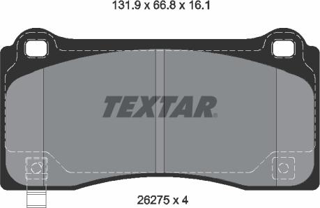 Textar 2627501 - Jarrupala, levyjarru inparts.fi