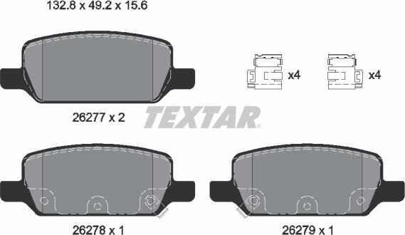 Textar 2627701 - Jarrupala, levyjarru inparts.fi