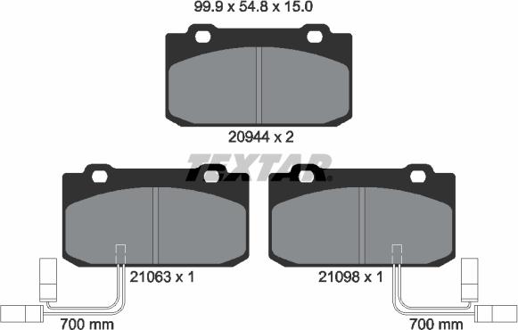 Textar 2094402 - Jarrupala, levyjarru inparts.fi