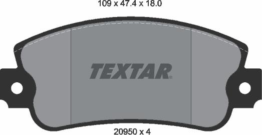 Textar 2095005 - Jarrupala, levyjarru inparts.fi