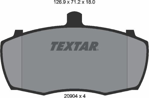 Textar 2090401 - Jarrupala, levyjarru inparts.fi