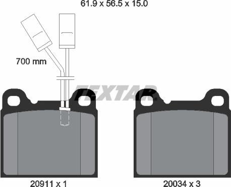 Textar 2091101 - Jarrupala, levyjarru inparts.fi