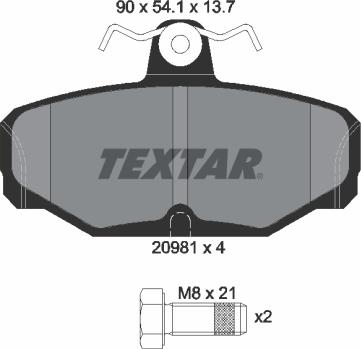 Textar 2098101 - Jarrupala, levyjarru inparts.fi