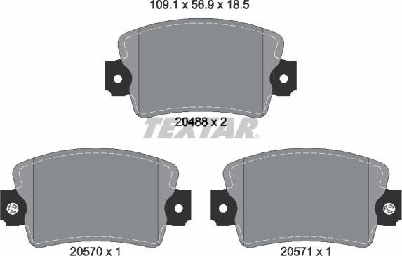 Textar 2048802 - Jarrupala, levyjarru inparts.fi