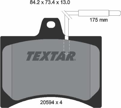 Textar 2059403 - Jarrupala, levyjarru inparts.fi