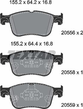 Textar 2055601 - Jarrupala, levyjarru inparts.fi