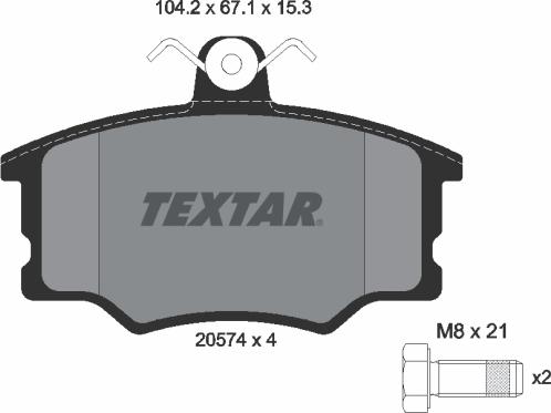 Textar 2057401 - Jarrupala, levyjarru inparts.fi