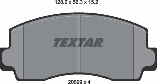 Textar 2069901 - Jarrupala, levyjarru inparts.fi