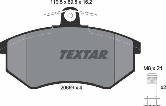 Textar 2066904 - Jarrupala, levyjarru inparts.fi