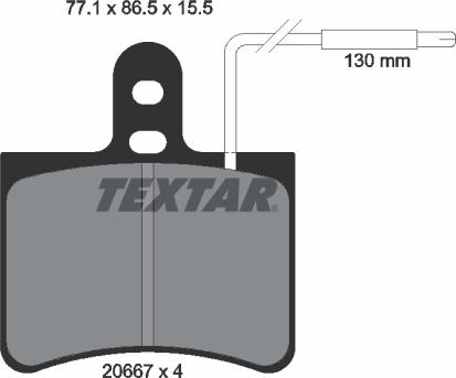 Textar 2066703 - Jarrupala, levyjarru inparts.fi