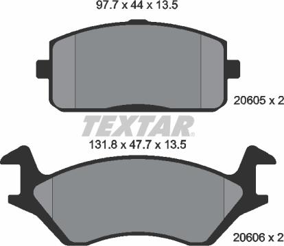 Textar 2060501 - Jarrupala, levyjarru inparts.fi