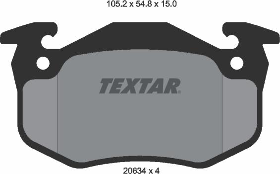 Textar 2063402 - Jarrupala, levyjarru inparts.fi