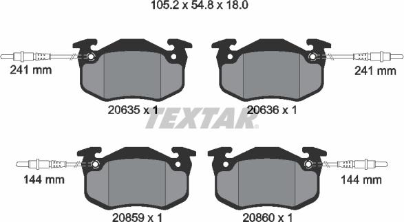 Textar 2063503 - Jarrupala, levyjarru inparts.fi