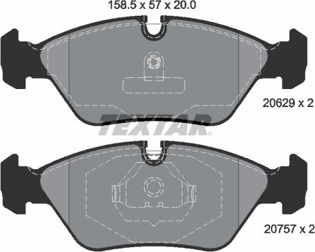 Textar 2062902 - Jarrupala, levyjarru inparts.fi