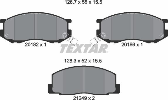 Textar 2018201 - Jarrupala, levyjarru inparts.fi