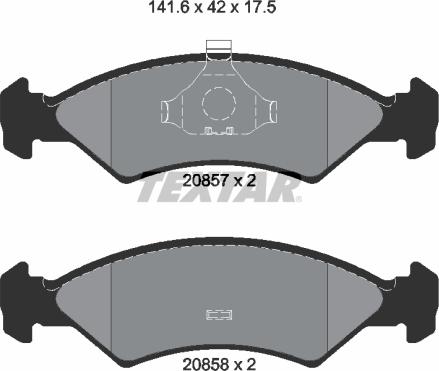 Textar 2085702 - Jarrupala, levyjarru inparts.fi