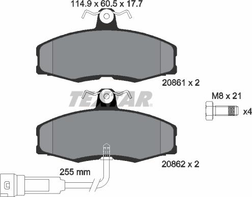 Textar 2086109 - Jarrupala, levyjarru inparts.fi