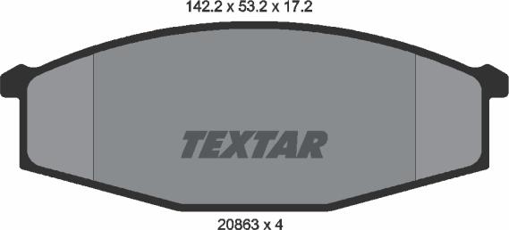 Textar 2086301 - Jarrupala, levyjarru inparts.fi