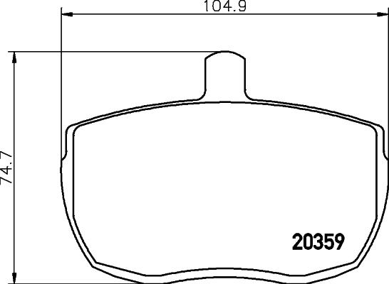 Textar 2035905 - Jarrupala, levyjarru inparts.fi