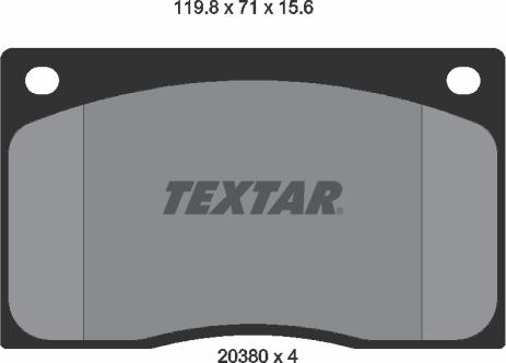 Textar 2038001 - Jarrupala, levyjarru inparts.fi