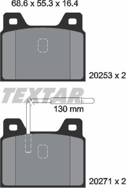 Textar 2025301 - Jarrupala, levyjarru inparts.fi