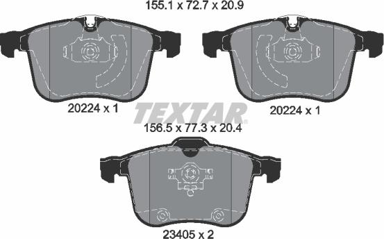 Textar 2022401 - Jarrupala, levyjarru inparts.fi