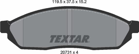 Textar 2073101 - Jarrupala, levyjarru inparts.fi