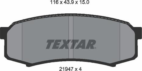 Textar 2194701 - Jarrupala, levyjarru inparts.fi