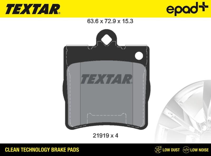 Textar 2191901CP - Jarrupala, levyjarru inparts.fi