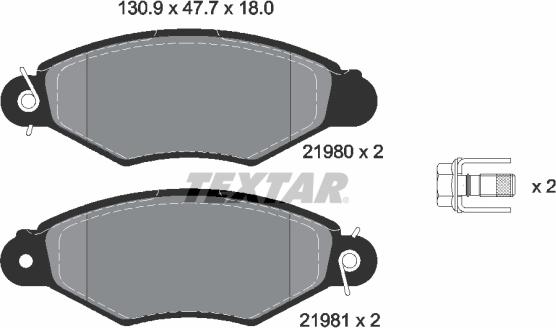 Textar 2198004 - Jarrupala, levyjarru inparts.fi