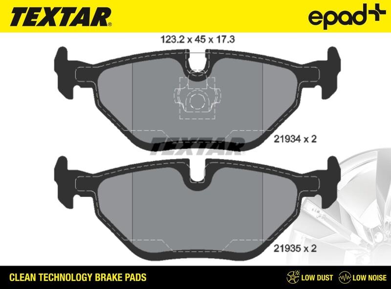 Textar 2193402CP - Jarrupala, levyjarru inparts.fi