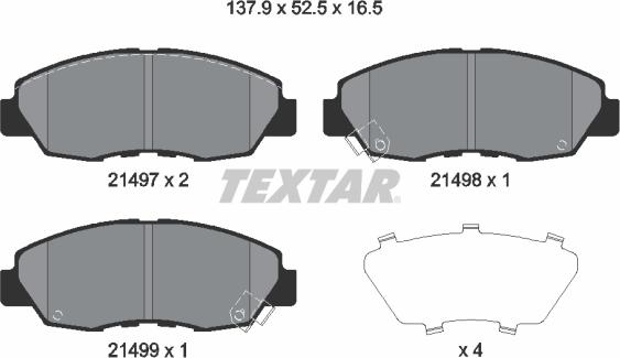 Textar 2149704 - Jarrupala, levyjarru inparts.fi