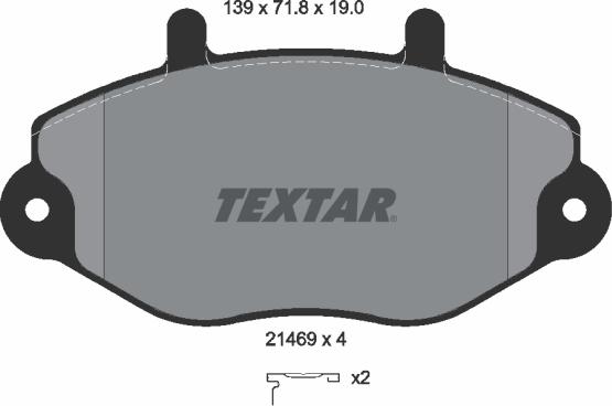 Textar 2146902 - Jarrupala, levyjarru inparts.fi