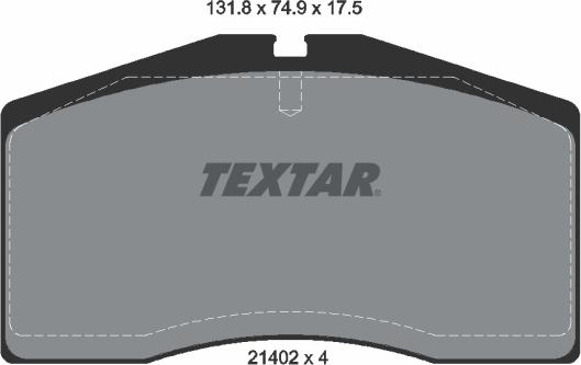 Textar 2140201 - Jarrupala, levyjarru inparts.fi