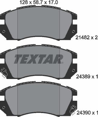 Textar 2148202 - Jarrupala, levyjarru inparts.fi