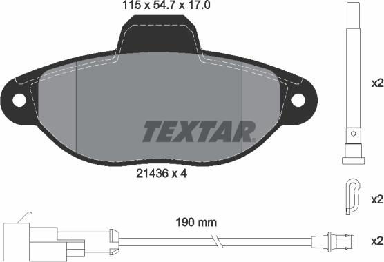 Textar 2143609 - Jarrupala, levyjarru inparts.fi